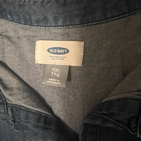 Old Navy Jean Shirt Dress ‼️🔥 Plus size - Picture 4 of 8